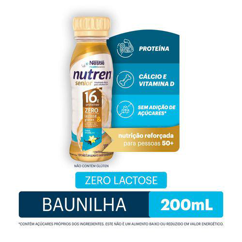 Imagem do produto Complemento Alimentar Nutren Senior Rtd Baunilha 200Ml