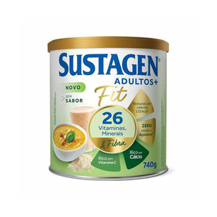 Imagem do produto Complemento Alimentar Sustagen Adultos+ Fit Sem Sabor Com 740G