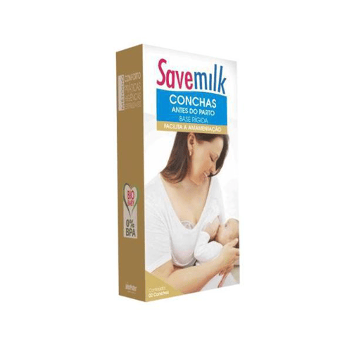 Imagem do produto Concha Savemilk Base Rígida Com 2 Unidades
