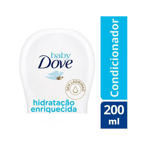 Imagem do produto Condicionador Dove Baby Hidratação Enriquecida Cabelos Cacheados Com 200Ml