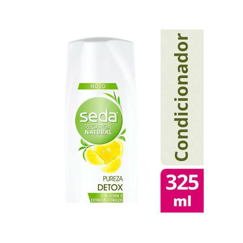 Imagem do produto Condicionador Seda Recarga Natural Pureza Refrescante Com 325Ml
