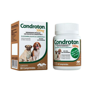 Imagem do produto Condroton 500Mg Uso Veterinário Com 60 Comprimidos