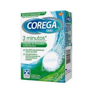 Corega - Tabs Com 24 Comprimidos Efervescentes