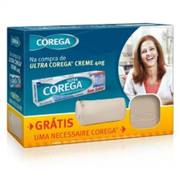 Imagem do produto Corega - Ultra Creme Fixador Para Dentaduras Sem Sabor 40G E Grátis Necessarie