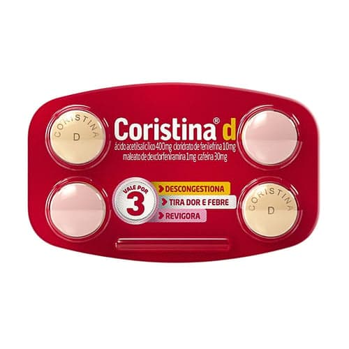 Imagem do produto Coristina D C 4 Comprimidos