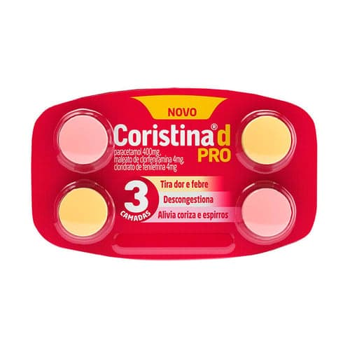 Imagem do produto Coristina D Pro 4 Comprimidos