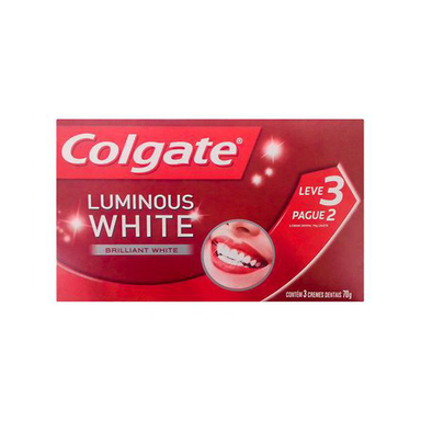 Imagem do produto Creme Dental Colgate Luminous White Leve 3 Pague 2 70G Cada