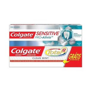 Imagem do produto Creme Dental Colgate Sensitive Proalívio 110G Grátis Creme Dental Colgate Total 12 50G