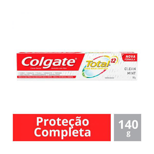Imagem do produto Creme Dental Colgate Total 12 Clean Mint 140Gr