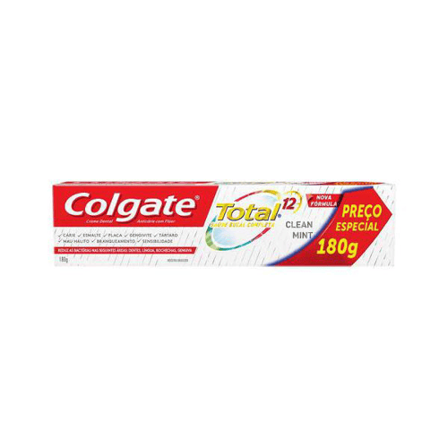 Imagem do produto Creme Dental Colgate Total 12 Clean Mint 180G Preço Especial