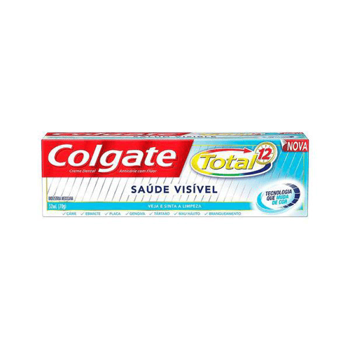 Imagem do produto Creme Dental Colgate Total 12 Saúde Visível 70G
