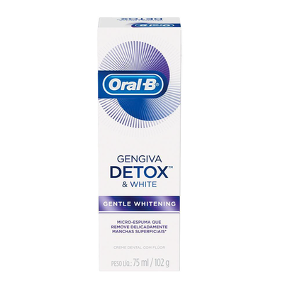 Imagem do produto Creme Dental Oralb Gengiva Detox Gentle Whitening 120G
