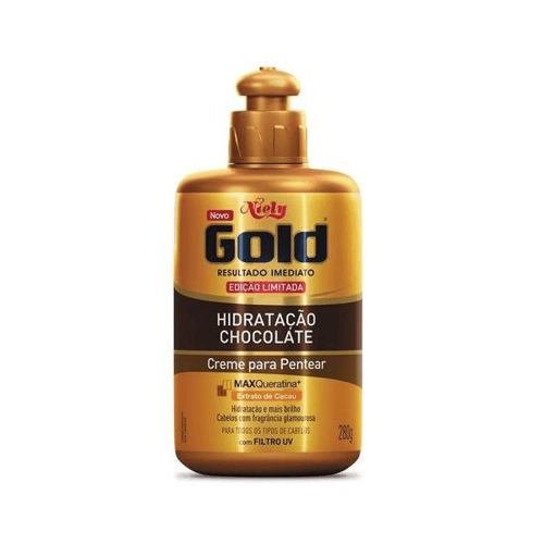 Imagem do produto Creme Para Pentear Niely Gold Hidratação Chocolate 280G