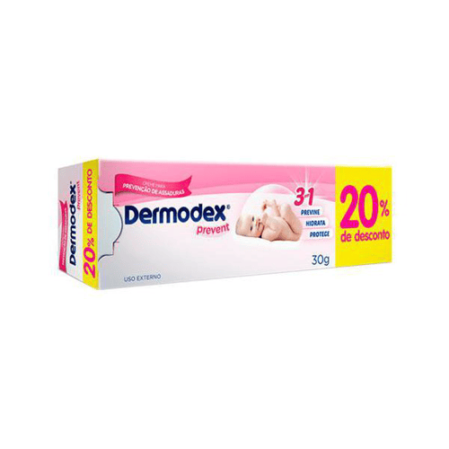 Imagem do produto Creme Preventivo De Assaduras Dermodex Prevent 30G Ganhe 20% De Desconto