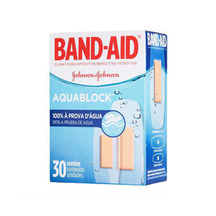 Imagem do produto Curativo - Band-Aid Aquablock À Prova D'água C 30 Unidades