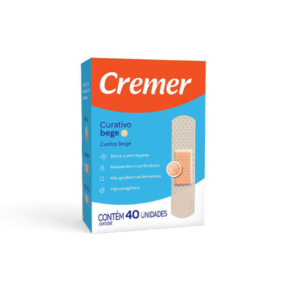 Imagem do produto Curativo - Cremer Care Com 40 Unidades Cor Bege