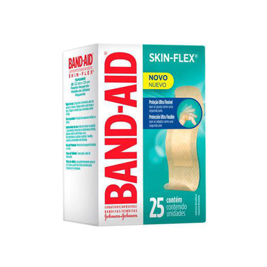 Imagem do produto Curativos Band Aid Skin Flex Flexíveis 25 Unidades