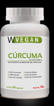 Imagem do produto Curcuma 500Mg 60 Cápsulas Wvegan