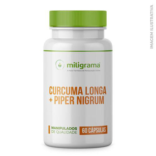Imagem do produto Curcuma Longa 300Mg + Piper Nigrum 10Mg Antiinflamatório Natural 60 Cápsulas