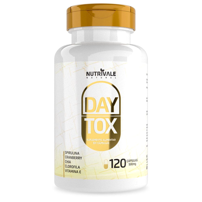 Daytox Emagrecedor Detox Natural 120 Capsulas 500Mg Linduras Nutrivale