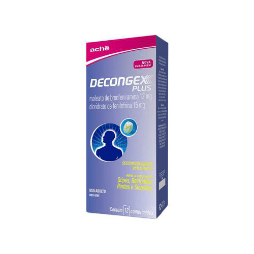 Imagem do produto Decongex - Plus 12 Comprimidos
