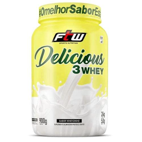 Imagem do produto Delicious 3 Whey 900G Wheyninho Ftw Sports Nutrition