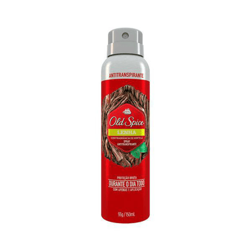 Imagem do produto Desodorante Old Spice Aerossol Lenha Com 150Ml
