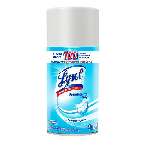 Imagem do produto Desinfetante Lysol Pureza Do Algodão Spray Com 210Ml 210Ml