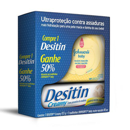 Imagem do produto Desitin Kit Creme Contra Assadura 113G E Toalhinhas Recem Nascido Com 50% De Desconto