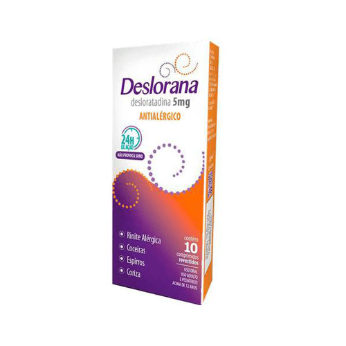 Imagem do produto Deslorana - 5Mg 10 Comprimidos