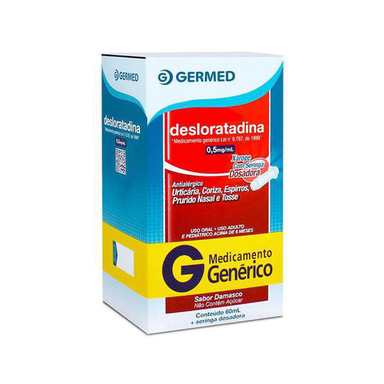 Imagem do produto Desloratadina - 0,5Mg/Ml 60Ml Germed Genérico