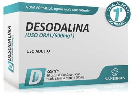 Imagem do produto Desodalina - 600Mg 60 Cápsulas