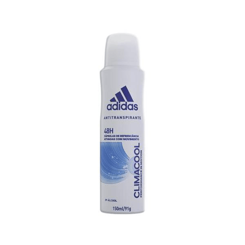 Imagem do produto Desodorante Adidas Climacool Feminino Aerosol Antitranspirante 48H 150Ml