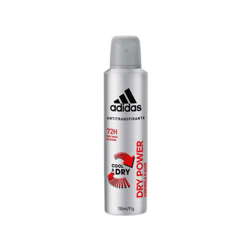 Imagem do produto Desodorante Aerosol Adidas Masculino Dry Power Cool E Dry 72 H Com 150 Ml