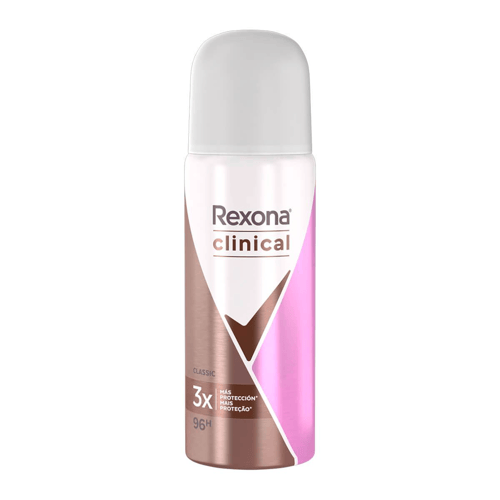 Imagem do produto Desodorante Aerosol Feminino Rexona Clinical Classic 55Ml