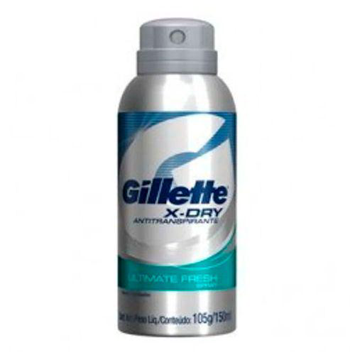Imagem do produto Desodorante Aerosol Gillette Jato Seco Ultimate Fresh Com 105 Gramas