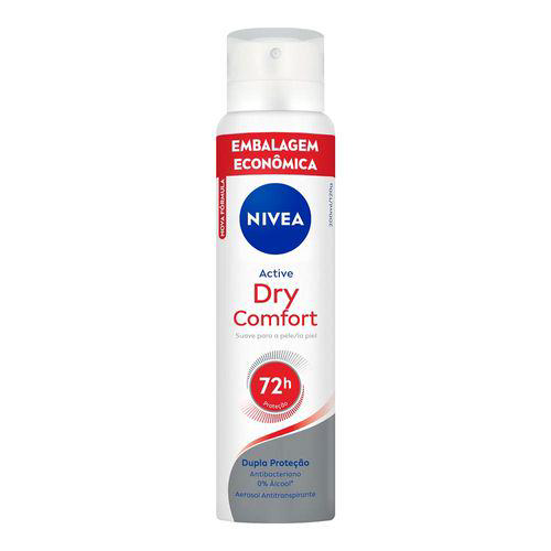Imagem do produto Desodorante Aerosol Nivea Active Dry Comfort Feminino Promocional 200Ml