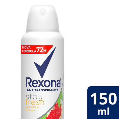 Imagem do produto Desodorante Aerosol Rexona Pomelo E Verbena Feminino 150 Ml