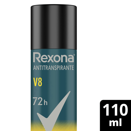 Imagem do produto Desodorante Antitranpirante Rexona Men V8 Aerssol 72H 110Ml 110Ml