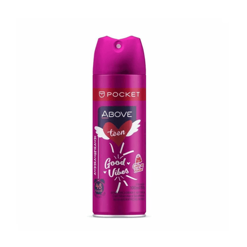 Imagem do produto Desodorante Antitransp Aero Above Teen Pocket Good Vibes 50G