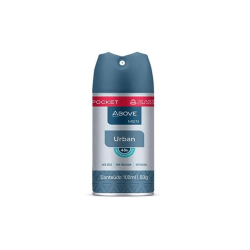 Imagem do produto Desodorante Antitransp Aerossol Above Men Pocket Urban 50G