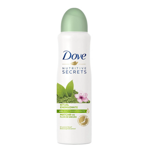Imagem do produto Desodorante Antitransp Dove Aerossol Ritual Energizante Matchá E Flor De Cerejeira 150Ml