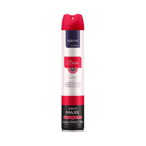 Imagem do produto Desodorante Antitranspirante Aerosol Above Women Maxx Dolce Com 250Ml
