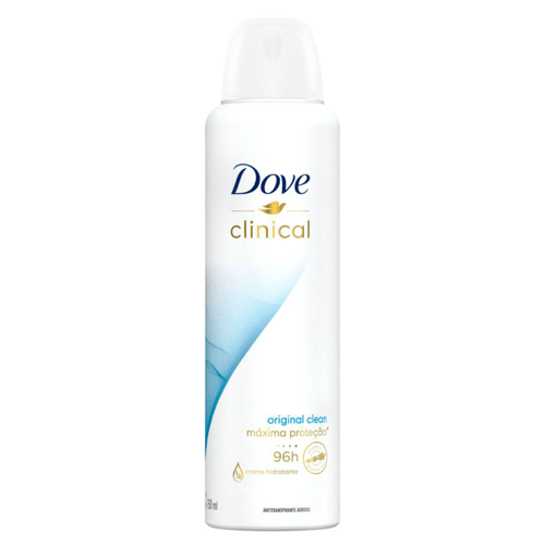 Imagem do produto Desodorante Antitranspirante Aerosol Dove Clinical Original Clean 150Ml