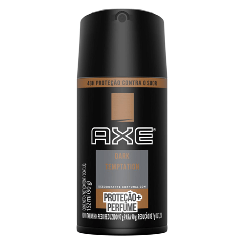 Imagem do produto Desodorante Antitranspirante Axe Dark Temptation Body Spray 96G 150Ml