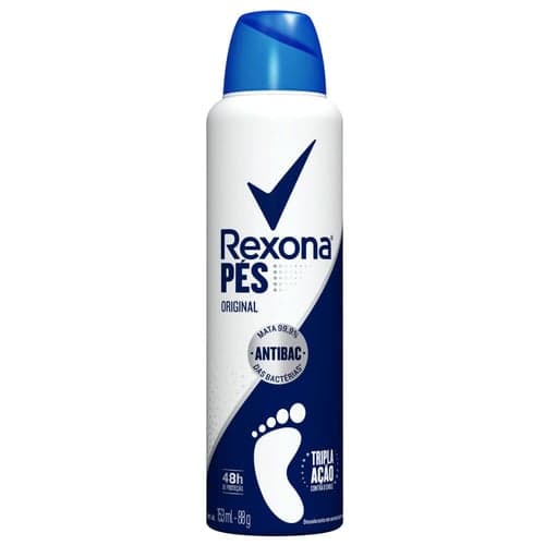Imagem do produto Desodorante Antitranspirante Para Pés Rexona Efficient Aerosol 153Ml