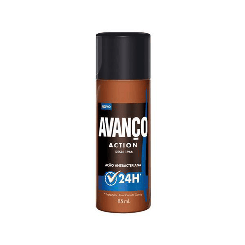 Imagem do produto Desodorante Avanço Action Spray Antibacteriano 24H Com 85Ml