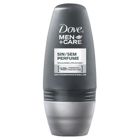 Desodorante Dove Men Care Sem Perfume Roll On 50Ml