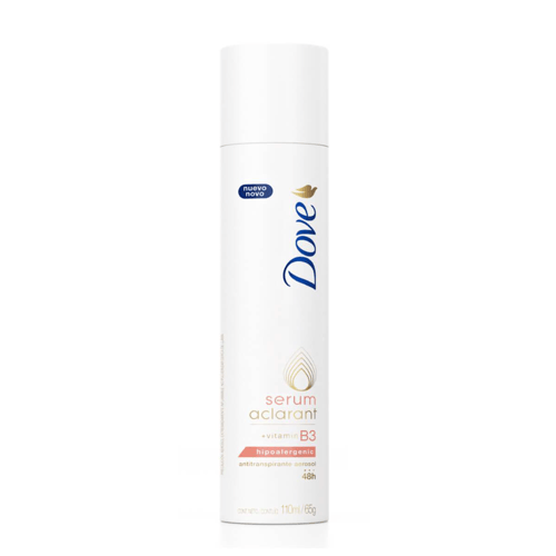 Imagem do produto Desodorante Dove Serum Aclarant Hipoalergenic Aerosol Antitranspirante 48H 110Ml