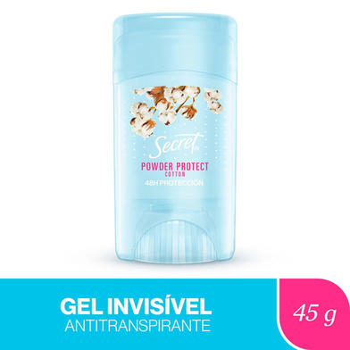 Imagem do produto Desodorante Em Gel Secret Powder Protect Cotton Com 45G 45G